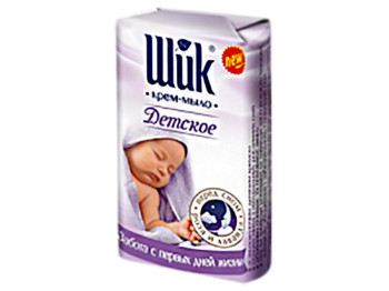 Крем-мыло туалетное детское ШИК Перед сном с розой и лавандой 90г