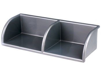 Полиця R plastic універсальна, 25x20x13,5см, металік, 15005