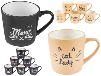 Чашка керамическая "Мяу-мяу" 160мл