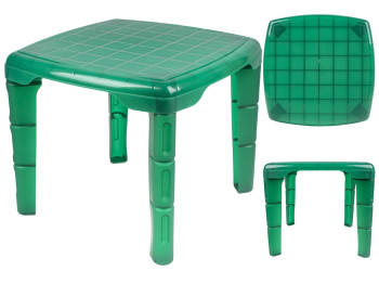 Стол детский квадратный 57х57х46см (цвет зеленый) Консенсус