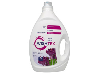Гель для стирки Wishtex universal alpine crocus, концентрат, 3 л, 50 стирок