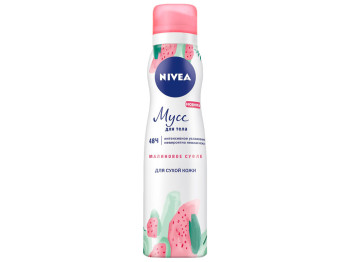 Мус для тіла Nivea "Малинове суфле" 48г для сухої шкіри 200мл