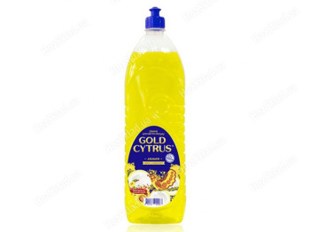Засіб для миття посуду Gold Cytrus Жовтий 1,5л