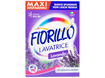Порошок для стирки цветного белья Fiorillo Lavanda, концентрат, аромат лаванда, 98 циклов, 6кг
