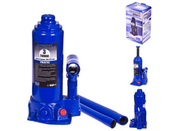 Домкрат гидравл. телескоп  3т короб. min 194мм - max 372 мм. (T90304) 3,8 кг