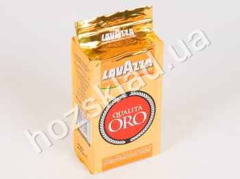 Кофе натуральный молотый Lavazza "Qualita Oro" 250гр в брикете, Италия