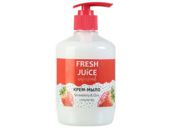 Жидкое крем-мыло Fresh Juice Superfood Strawberry&Chia 460мл