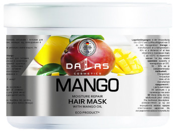 Маска для волос Dalas Mango увлажняющая с маслом манго 500мл