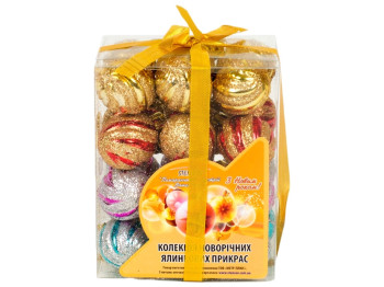 Ялинкові іграшки "Кульки" 3см (ціна за упаковку 24шт)