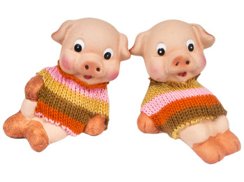Статуэтка керамическая Свинка 6,5см (цена за 1шт)