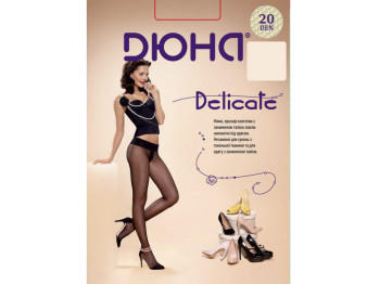 Колготы женские капроновые 20DEN "Delicate" 124-3 размер 3 (цвет бежевый) Дюна
