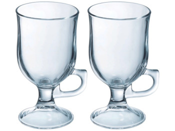 Чашка Luminarc Irish Coffee, скло, 240мл, колір прозорий (ціна за набір 2шт)