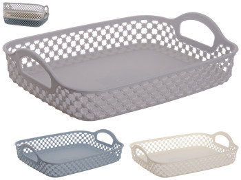 Корзинка ажурная с ручками L 25,2х19,5см