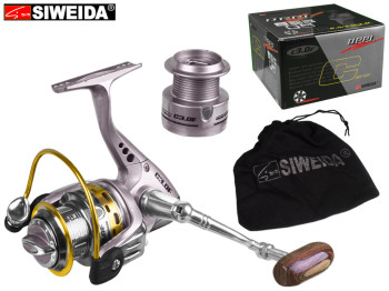Котушка Siweida "Reel С3,0F" 7+1bb металева шпуля з додатковою пластиковою шпулею