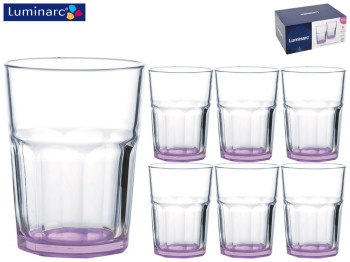 Стаканы Luminarc TUFF PURPLE высокие 400мл (цена за набор 6шт) 57603