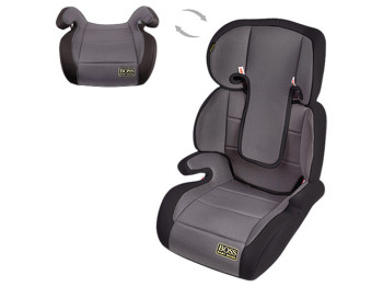 Автокресло детское BOSS NE-EB-09 3-12 лет (15-36кг) группа 2-3 черно-серое