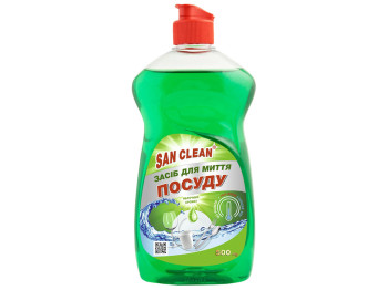 Засіб для посуду San Clean Яблуко, 500мл