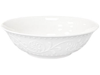 Салатник Limited Edition Malea, фарфор, 1600мл, 23см, цвет белый