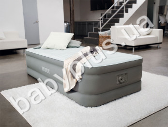 Велюр кровать со встроенным электронасосом 220В Intex 64472