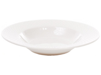 Тарелка суповая, цвет - белый, 22см