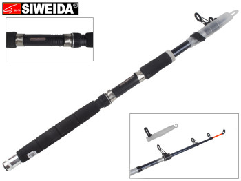 Спиннинг Siweida Scud стекловолокно, 4 кольца, 5-секционный 2,1м 100-250г