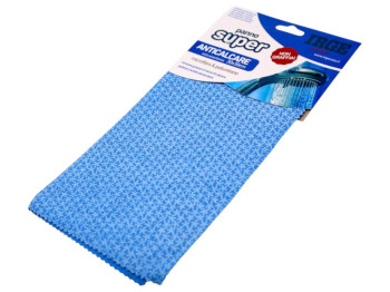 Салфетка Irge Super, микрофибра, против известкового налета, 30×30см, цвет синий