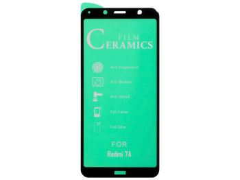 Защитное стекло Film Ceramic for Xiaomi Redmi 7A без упаковки Цвет Чёрный