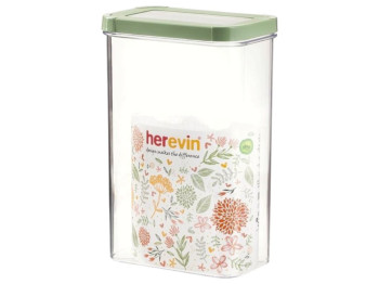 Контейнер Herevin Storage Canister, 2.5 л, пластиковый, цвет зелёный