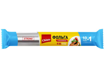 Фольга алюминиевая Chisto для пищевых продуктов 11 м, толщина 14 мкм