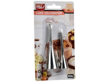 Насадки для кондитерского шприца/мешка, 16х9см (цена за набор 2 предмета)