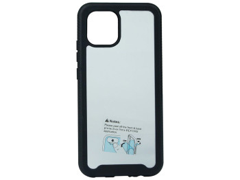 Чохол Shockproof Black Frame+ Transparent Back для Samsung A03 4G Колір Чорний