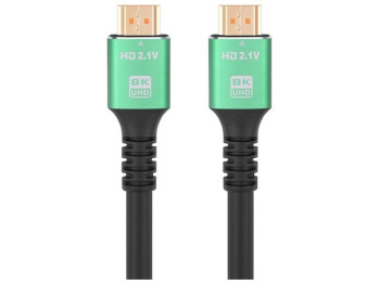 Кабель HDMI- HDMI 2.1V 3m 8K 120 fps, Черный