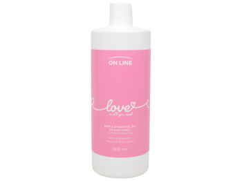 Пена для ванны и гель для душа 2в1 On Line Love Is All You Need с ароматом пиона и розы, 900 мл