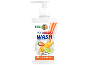 Крем-мыло Pro Wash, жидкое, Фруктовый микс, увлажнение и мягкость кожи, 470г