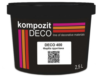 Грунтувальна фарба Kompozit Deco 400 2,5л (Композит Деко)