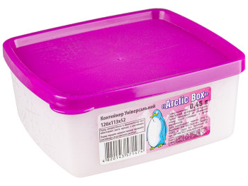 Контейнер Ал-Пластик Arctic box универсальный для заморозки (бесцветный) 450мл
