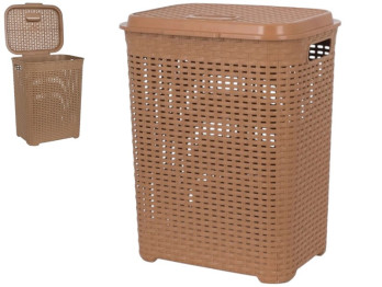 Корзина для белья Violet House Роттанг Cream, 45л, 2069313310013