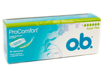 Тампоны O.b. Pro Comfort Super Plus 6капель 16шт 