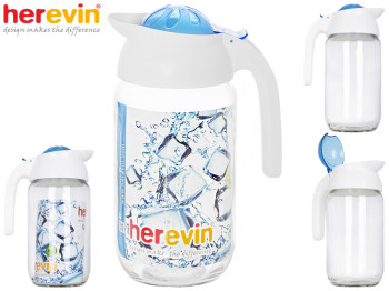 Глечик з кришкою Herevin "Toledo Blue NEW" 1,5л 41035