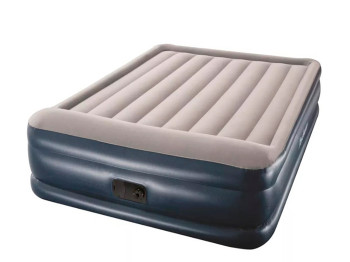Велюр кровать со встроенным насосом 220В. Bestway 67630