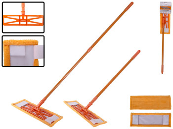 Швабра-полотер с телескопической ручкой и поворотным механизмом Stenson 125х28х13см