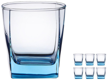 Набор стаканов Luminarc Sterling Ice Blue, 300мл, низкие (цена за набор 6шт) 0883314386417