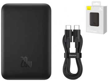 Power Bank Baseus Magnetic Mini wireless Fast Charging 20W 10000 mAh (PPCX0700xx) Цвет Черный, 01