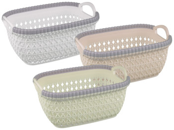 Корзина-плетенка с ручками 22х15,5х10,5см