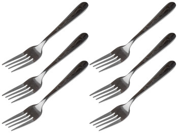 Вилки столові Stenson Tracery нержавіюча сталь 2,7х0,1х19,5см (ціна за набір 6шт)