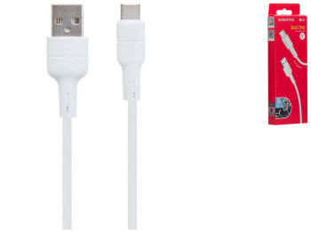 Кабель USB Borofone BX30 Silicone Type-C, Белый