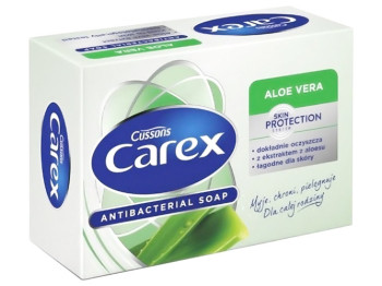 Мыло твердое Carex Алоэ Вера антибактериальное 100г