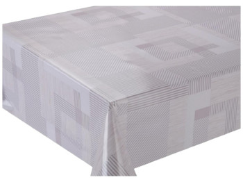 Клейонка Fiesta, на тканинній основі, ПВХ, 1,37×20м, колір сірий з візерунком (ціна за рулон)