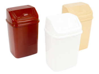 Ведро для мусора с поворотной крышкой 4,2л Консенсус