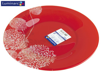 Тарелка Luminarc "Piume Red" 19см 47422